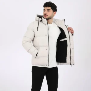 Erkek Mont – Beyaz